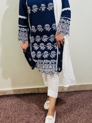 Navy-Blue-Kurti