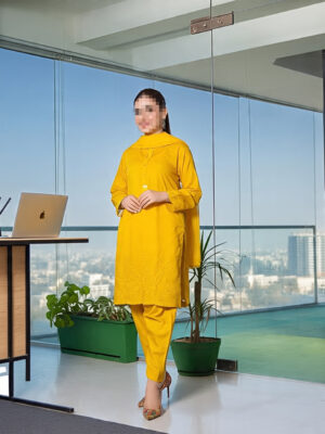 Yellow-kurti